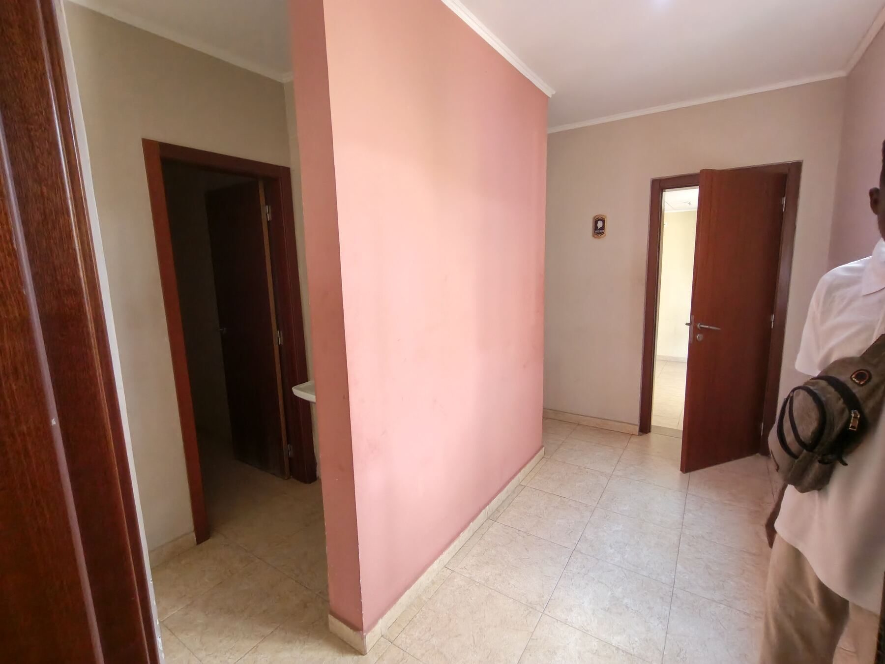Corredor dos quartos — vista interativa