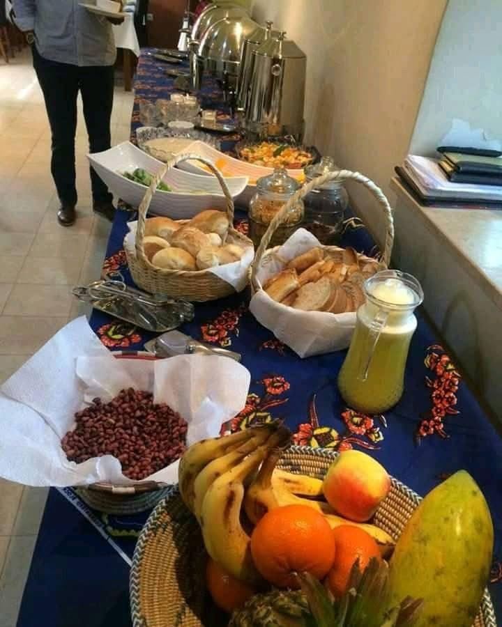 Buffet montado para um evento